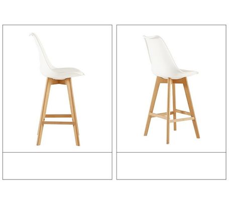 コーヒーショップ バー家具 高椅子 固木バーストール 革機能 日本様式