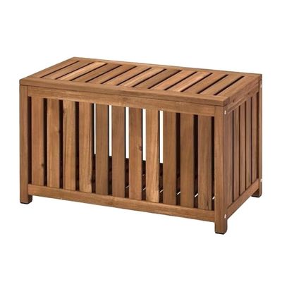 オーダーメイド 木製 屋外/屋内 収納 ベンチ 大型 収納 デッキ ボックス 庭棚