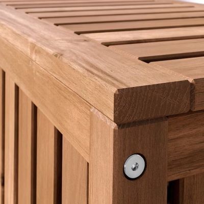 オーダーメイド 木製 屋外/屋内 収納 ベンチ 大型 収納 デッキ ボックス 庭棚