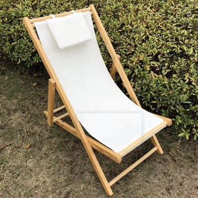 一般 屋外 家具 モダン デザイン 高さ 調整 可 折りたたむ 木製 ビーチ 椅子 枕 多色