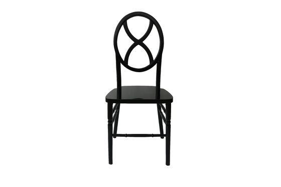 NO 折りたたみ固木材 ホテル家具のための積み重ね可能な宴席椅子 丸い背面 Chiavari デザイン