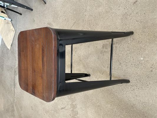 アンティーク メタル バーチェア ストール 木製 トップ ハイチェア キッチンとダイニングルームのバーテーブル