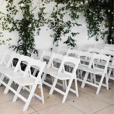 ホテル イベント 用 木製 折りたたみ 椅子 結婚式 人気 色 白 ホテル バンケット 食事