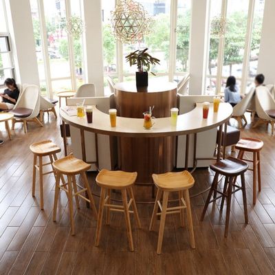 モダンバーチェア ダイニング レストラン キッチン ノルディック ホテル カウンター 太板 固木 特定に合わせてカスタマイズできる色