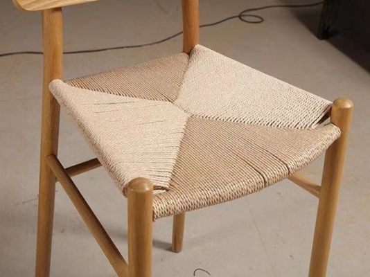 マシッドウッド ノルディック ハイチェア 天然ロープ リュックレストと 250kg の重量制限