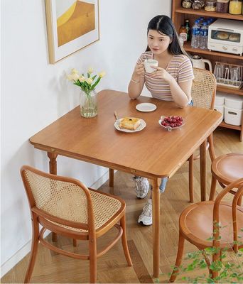ホーム 家具 現代のデザインの木製ラタン食卓