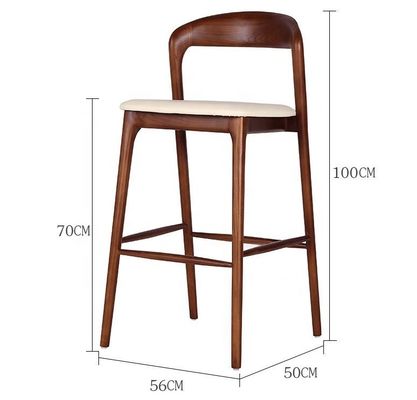 現代的なイタリアの木製の食卓 バーストール ハイチェア ビストロ バーチェア