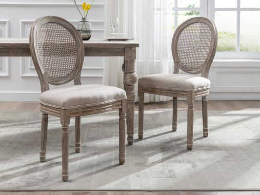 ホテル家具 クラシックスタイル ラタン バック バンケット モダン ノルディックチェア 50個セット 敷き布団 マシッドウッド 結婚式チェア イベント用