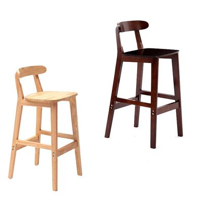 ヴィンテージスタイルの高椅子のバーストール 固木材LL-C34