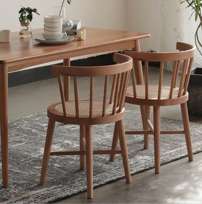 固木食卓 ノルディック・グッド・デザイン アンティークレストラン家具 55cm*40cm*74cm