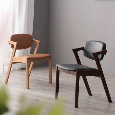 家庭 家具 ノルディック スタイル Z 形 オーク 木 プー/ 布 オーエム サービス付き テープ付き ダイニング チェア 一般 受け入れ
