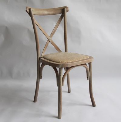 オーダーメイドデザイン ノルディック モダン ラタン クロス バック 積み立てられる 固木 バンケット 結婚式 木製椅子 OEM サービス 受け入れ