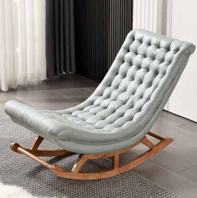 マシッドウッド ヨーロッパ様式 揺れ椅子 ポリester ソーファ 椅子 W60*D106*H76cm