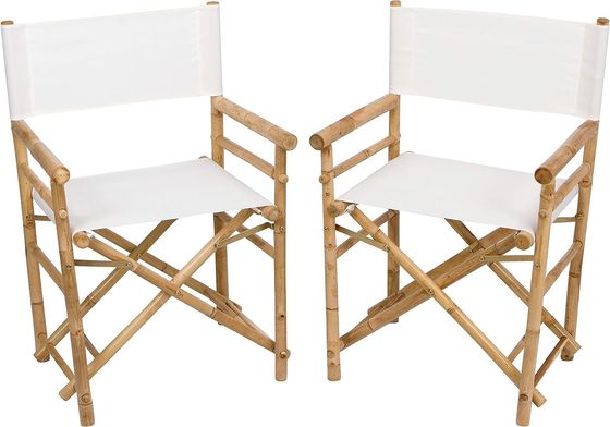 屋外家具 庭園パーティー ホテルチェア W57.9*D46*H89 CM 木製 バンブー 折りたたみ椅子 大人用 木製 リレーヤー