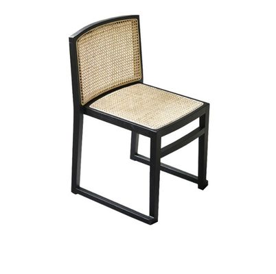 スタックされたラタンダイニングチェア ダイニングルーム用のカスタム木製の腕のないチェア W49CM*D42.5CM*H80CM