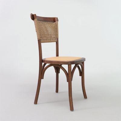 ダイニングルーム家具 現代の自然デザイン 固木ラタン バンケット椅子