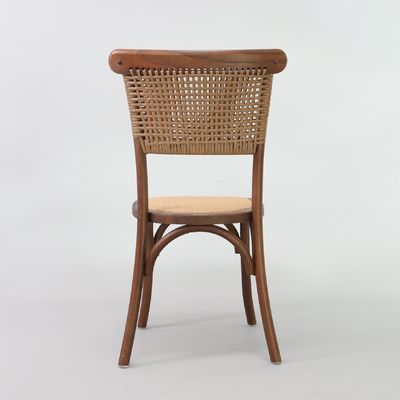 ダイニングルーム家具 現代の自然デザイン 固木ラタン バンケット椅子