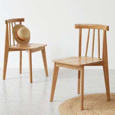 ウィンドザー 木製椅子 ダイニングルームとリビングルーム用のオーク木製椅子 体重制限150KG クラシックノルド料理店