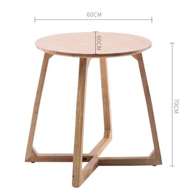 木製のコーヒーテーブル 横のテーブル 現代のデザインスタイル バーウッド/ナッツ色