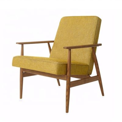 現代のリビングルーム家具 木製の揺れるソファ 布のベールベットシートを持つ fauteuil
