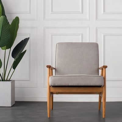 現代のリビングルーム家具 木製の揺れるソファ 布のベールベットシートを持つ fauteuil