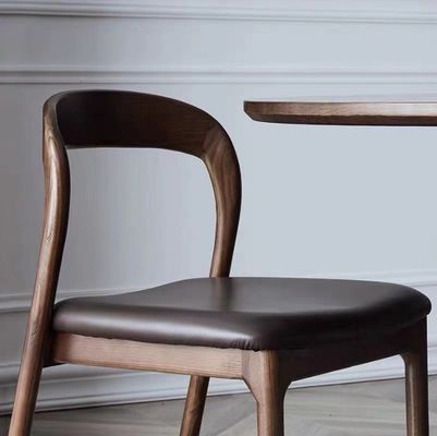 モダン ノルディック 固木 舗装 レストラン 椅子 ダイニング 椅子 W48.5cm*D55.2cm*H77cm サイズ