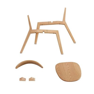耐久性のあるスカンジナビア製 木製の足付き ダイニングチェア ダイニングルームの家具にぴったりの追加