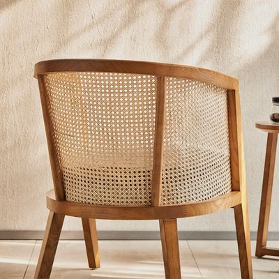 ホテル レストラン バンケット クリエイティブなデザインのラタンチェア モダンな家具 リビング リレーザーチェア
