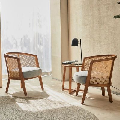 ホテル レストラン バンケット クリエイティブなデザインのラタンチェア モダンな家具 リビング リレーザーチェア