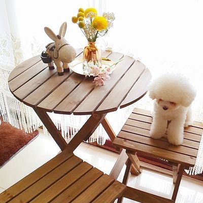 郵便包装 Y 耐久性のある屋外パティオ家具セット 固木製 モダンダイニングセットと庭椅子