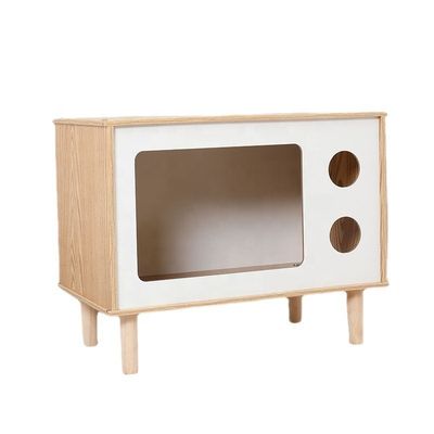現代的なリビング 部屋 家具のための現代的な多機能木製ペットネストとサイドキャビネット