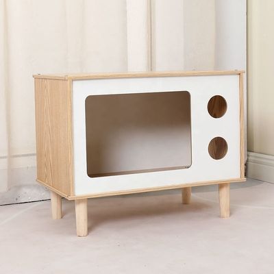 現代的なリビング 部屋 家具のための現代的な多機能木製ペットネストとサイドキャビネット