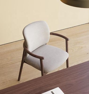ホーム 家具 高級品 ノルディック マシッド 灰 木 折りたたみ リュックレスト 高密度 スポンジ ポリester 腕椅子