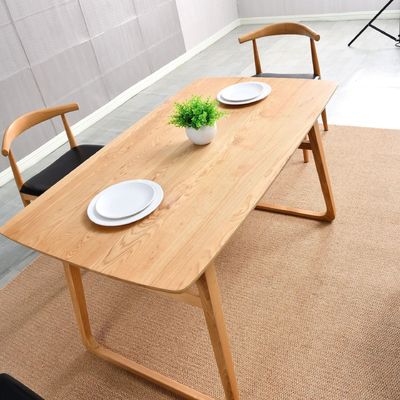 家具 保証 木製直角食卓 ダイニングルームの装飾用