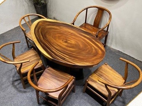 Y レストラン専用固木食卓 NC/PU塗装とウィッシュボーンデザイン
