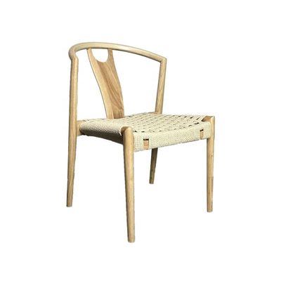郵便 包装 シンプル レストラン 積み立てられる 木製 椅子 ロープ シート 軽量 デザイン