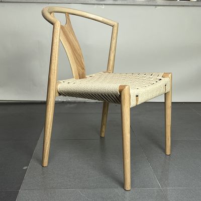 郵便 包装 シンプル レストラン 積み立てられる 木製 椅子 ロープ シート 軽量 デザイン