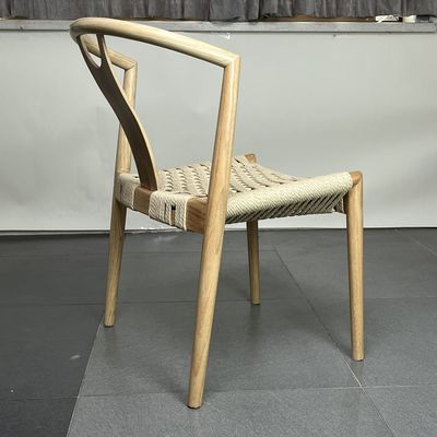 郵便 包装 シンプル レストラン 積み立てられる 木製 椅子 ロープ シート 軽量 デザイン