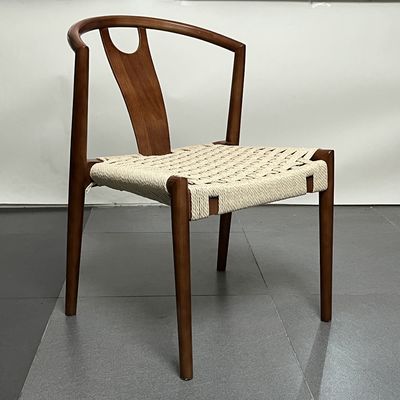 郵便 包装 シンプル レストラン 積み立てられる 木製 椅子 ロープ シート 軽量 デザイン
