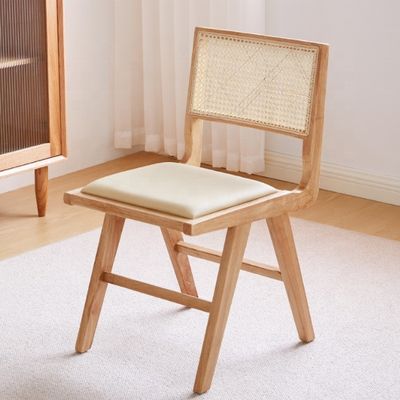 ホーム 家具 古代 ノルディック レストラン ラタン/ウィッカー 椅子 固木 ダイニング 椅子 現代のデザイン スタイル