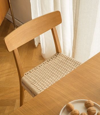 ホテル レストラン用 モダン 織り糸 固木 ダイニング チェア W50*D50*H77cm 郵便包装 Y