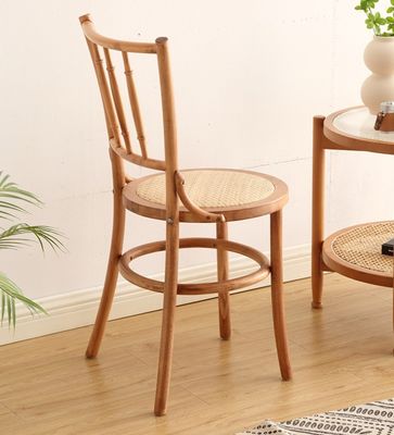 現代のデザイン ラタンと固木 レストラン用食卓 W36*D42*H88cm