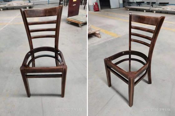 マシッドウッドチェア モダンデザイン 木製 レストランチェア D57*W51*SH49.5*H83cm カスタマイズされたダイニングチェア