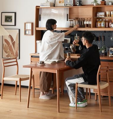 ヴィンテージ・ラグジュアリー ホテル 家具 織りコード 固木 食事椅子 レストラン用 カスタマイズされたデザイン