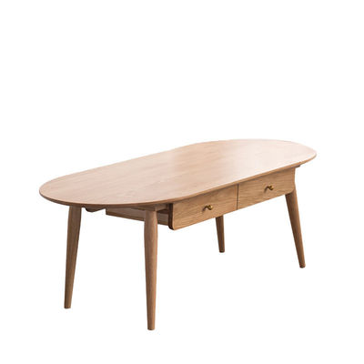 現代の木製 リビング 家具 W120*D60*H45CM マシッドウッド コーヒーテーブル 郵便包装