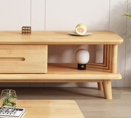 現代 マシッドウッド テレビ テーブル テレビ スタンド リビング用 キャビネット 一般 家具 漆器 仕上げ