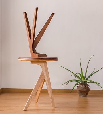 ヴィンテージ 丸い テーブル カフェ サイド テーブル 固木 リビング 部屋 家具