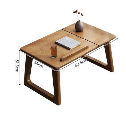 自然色に折りたたむことなく学習とリビングルームの家具のための木製サイドテーブルをカスタマイズします