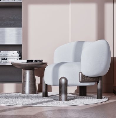 OEM サービス 休憩椅子 ノルディック ラウンジ 木製 ソファ 椅子 クッション