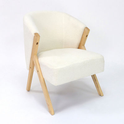 リビング室デザイン W58*D68*H78CM ノルディックラウンジ レジャー 木製ソファー 椅子 OEMサービス受付